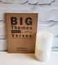 Big Themes Little Verses V.1 - B&W, 1st Edition Handmade Poetry Book, L. Edition