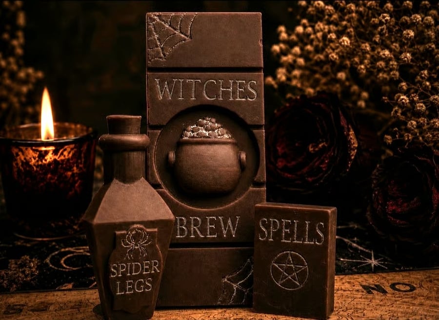 Witches Brew Wax Melt Gift Set - Halloween Soy Wax Melts - Gothic Home Fragrance