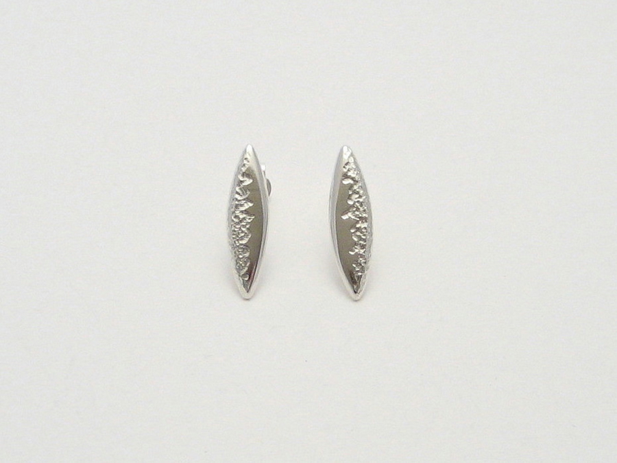 Silver Eclipse Small Stud Earrings