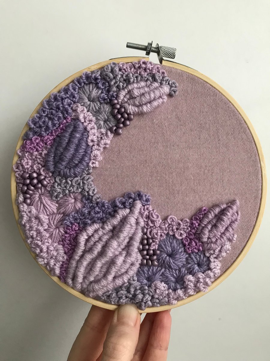 Purple haze a 6 inch art piece 