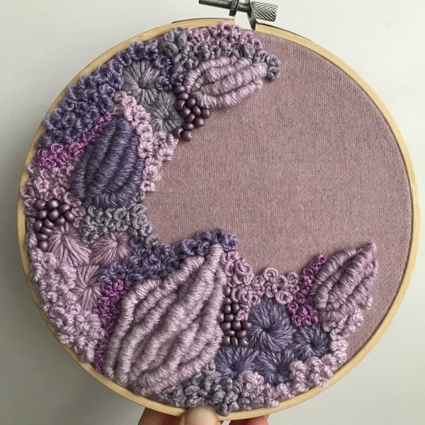 Purple haze a 6 inch art piece 