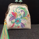 The Rosemaling Bouquet Coin Purse