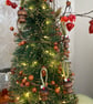 Little Traditional Style Christmas Mushroom Ornaments set of 4  - Image 3