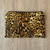 Animal Print Quilted Fabric Organiser Pouch 