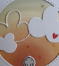 Rabbit With Clouds and Hearts Blank Card - Image 8