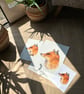 Hand Finished Watercolour Signed Art Print - Flossie Fox - Image 3