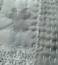 Textile Art with Hand Printed Clover Leaf  - Image 2