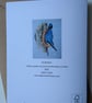 Nuthatch Hand Embroidered Portrait Greetings Card - Image 2
