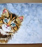 Tabby Cat. Cute Ginger Kitten painting - Image 4