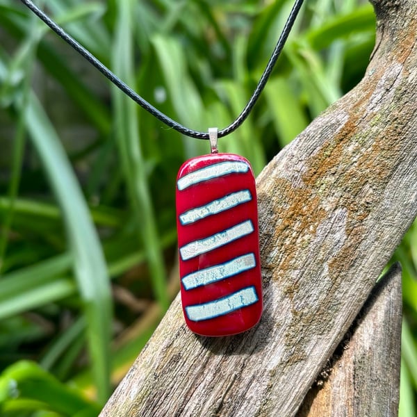 Handmade Reactive Glass Pendant