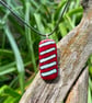 Handmade Reactive Glass Pendant - Image 1