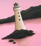 Lighthouse at Dawn Wall Art - original acrylic seascape painting on canvas - Image 4