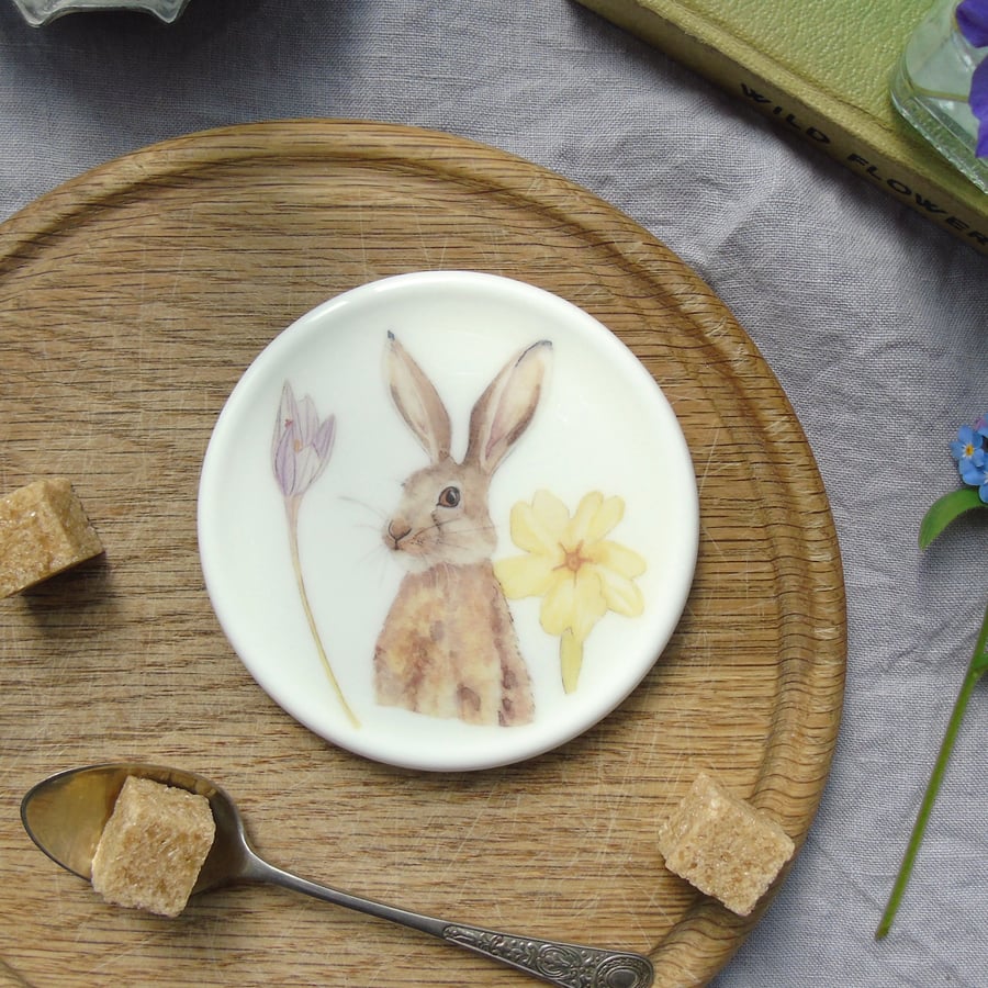 Hare and primrose Coaster 
