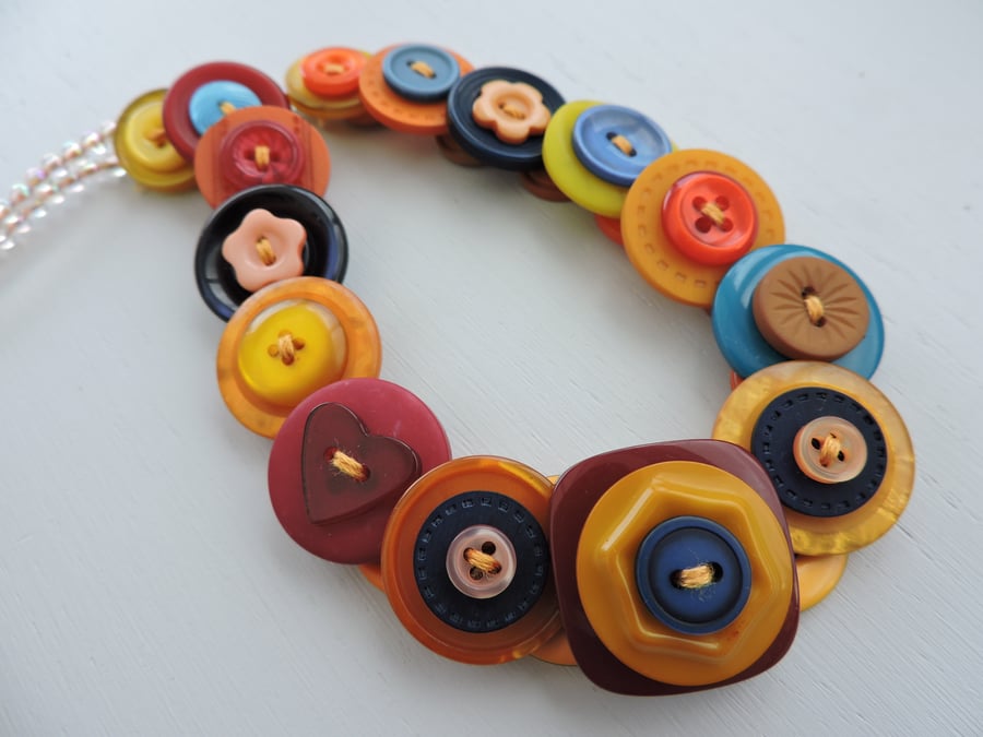 Button Necklace Marrakesh