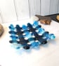 Woven Fused Glass Dish - Ocean Waves Trinket Bowl Thoughtful Gift - Image 9