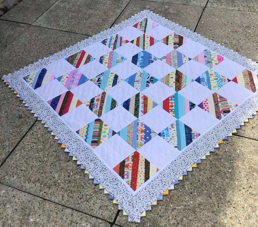 Scrappy Patchwork Quilt