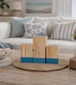 Handmade Wooden Candle Holder Set - Reclaimed Wood Tea Lights