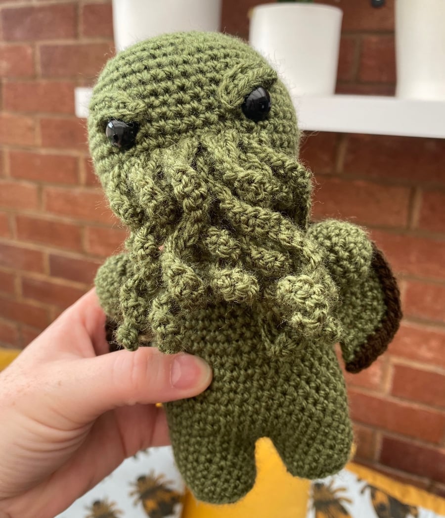Cthulhu Plush, Cthulhu Teddy, Soft Toy, Mythical Monster, Soft Plush