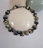 Dalmatian jasper beaded bracelet - Image 3