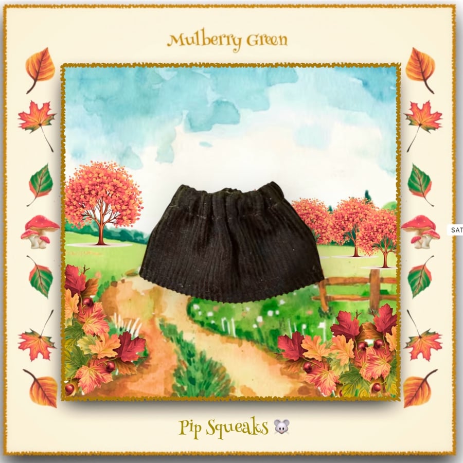 Pip Squeaks’ Chocolate Brown Corduroy Skirt