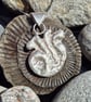 Fine silver unique pendant - Image 1
