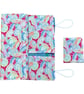 Liberty Floral fabric interchangeable and double pointed knitting needle case, - Image 9