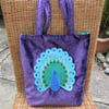 SALE, Peacock tote bag
