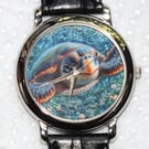 Turtle Dial Art Quartz Wristwatch