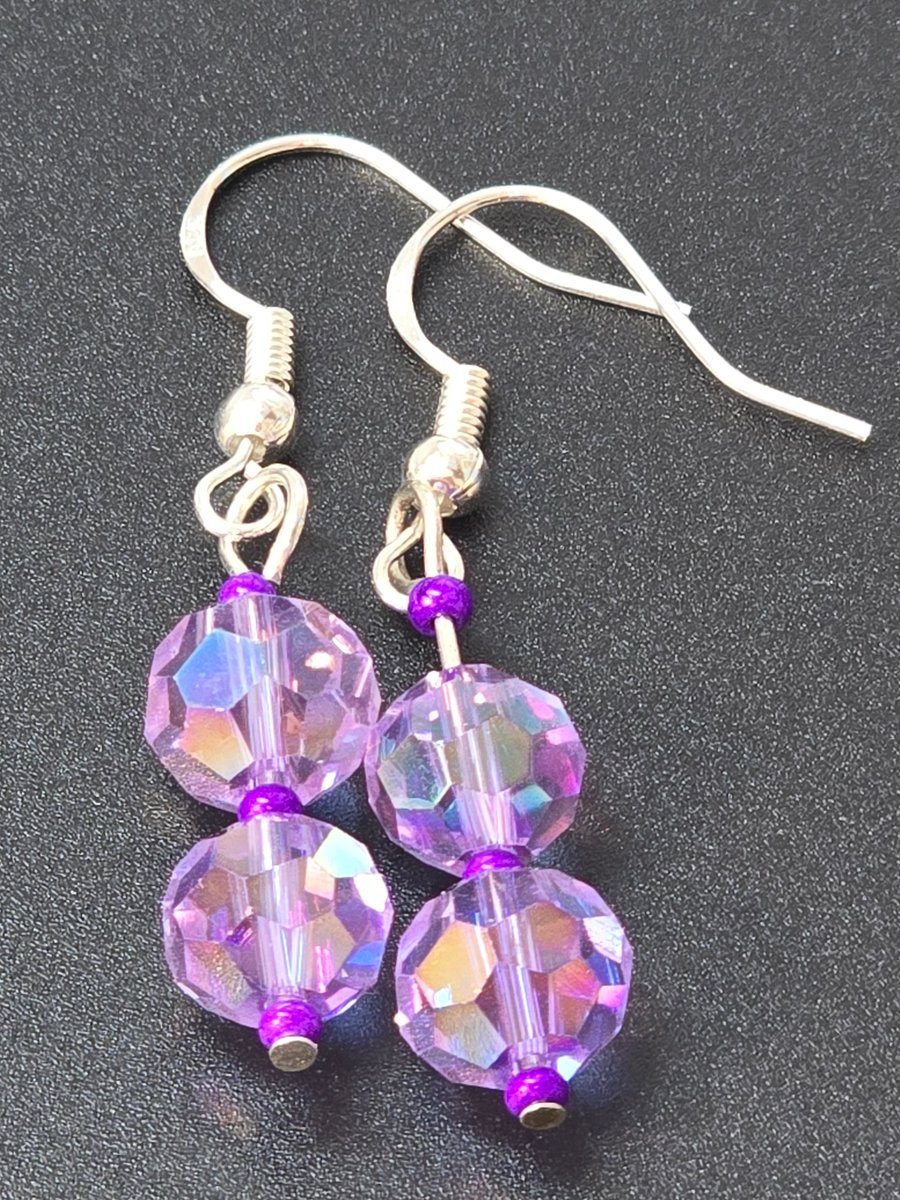 Light purple earrings