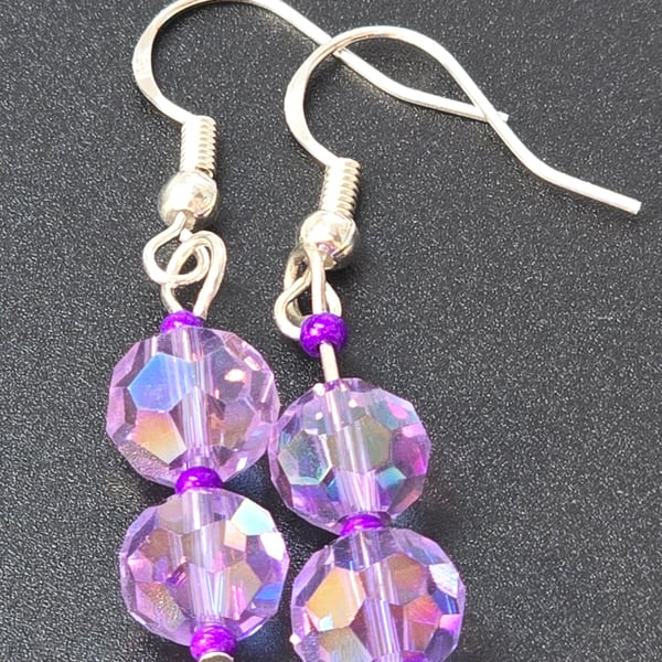 Light purple earrings