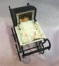 A Coachbuilt Pram for The Baby of the Family in a Collector’s Dolls House & BABY - Image 6
