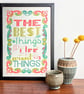 The Best Things in Life Aren't Things - white - Image 1