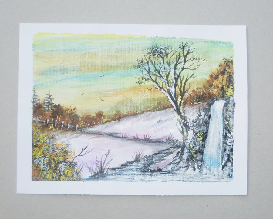 original art acrylic painting ( ref FA 49 C1 )