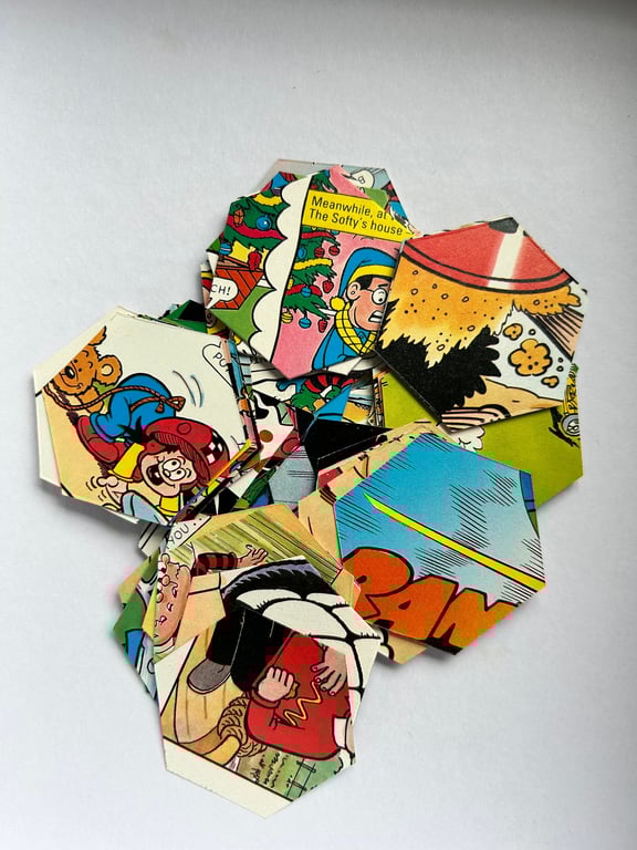 100 Precut hexagons, die cut hexies, hexi templates, quilting templates, pre cut