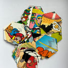 100 Precut hexagons, die cut hexies, hexi templates, quilting templates, pre cut