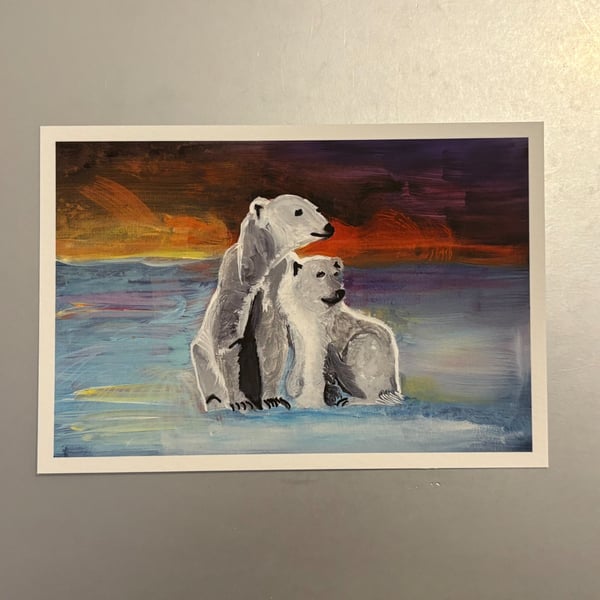 Polar Bears Small Fine Art Print 