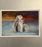 Polar Bears Small Fine Art Print 
