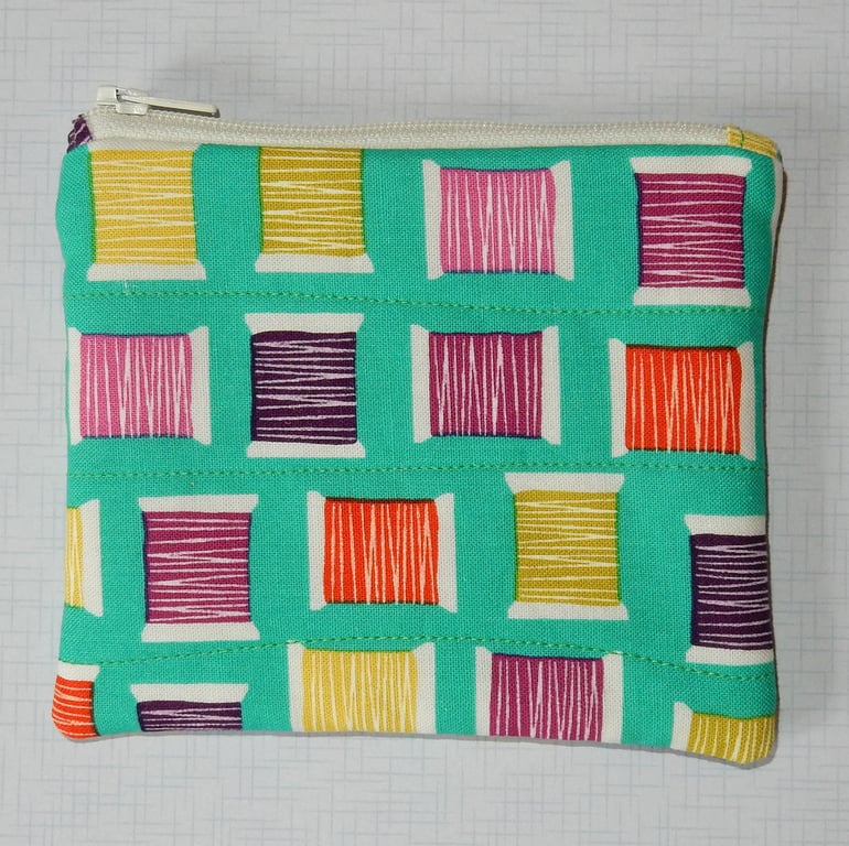 Coin purse Cotton reels sewing purse