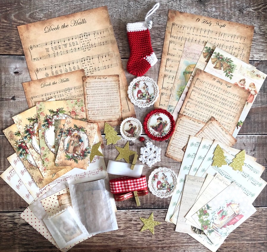 Vintage Style Christmas Inspiration kit 