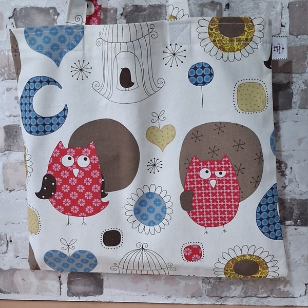 OWLS ON SUSTAINABLE UNLINED TOTE BAG