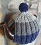 Medium Tea Cosy for 6 Cup,1.1 lt Tea Pot, Hand Knitted, Brown Betty Compatible - Image 2