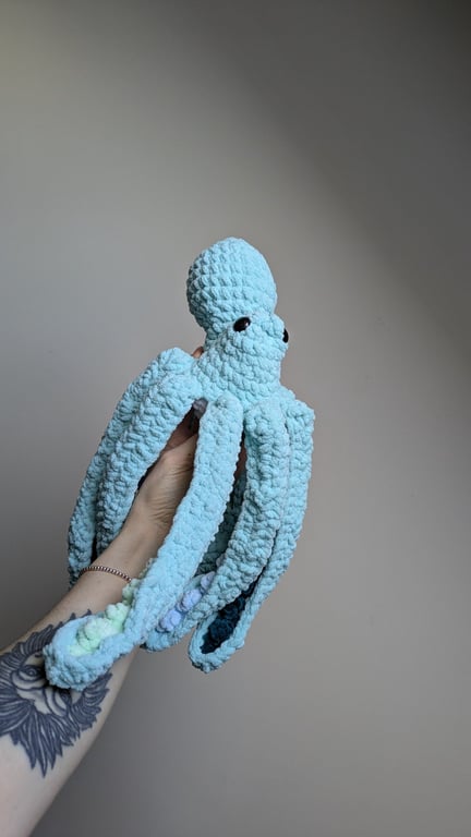 Handmade Crochet Octopus Plushie