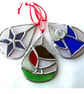 Teardrop Decoration Star Stained Glass Suncatcher Christmas - Image 4