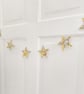 Yellow Floral Star Garland in Liberty of London Betsy Fabric