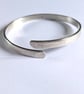 Sterling Silver Bangle, textured design - Image 4