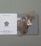 Cow card, printed on recycled card - Image 3