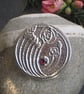 Large Mackintosh Brooch with Garnet - Image 2