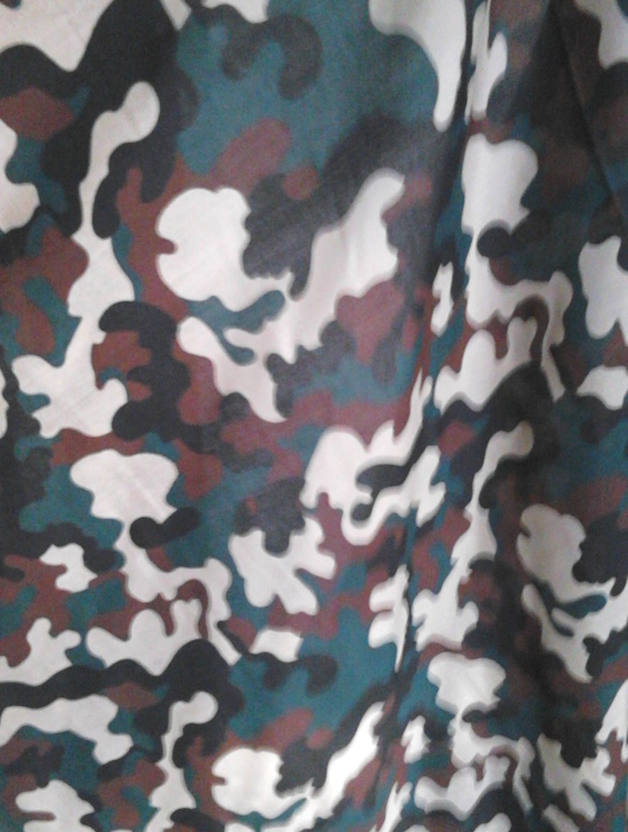 Camoflage print fabric fat quarter