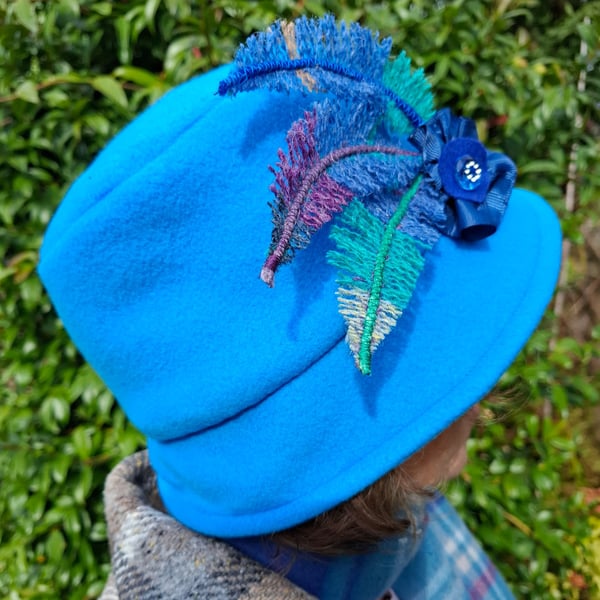 Winter Fleece Vintage Style Ladies Cloche Hat