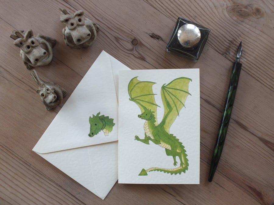 Dragon Blank Greetings Card